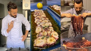 OCTOPUS CARPACCİO TURKİSH CHEF FARUK GEZEN [upl. by Dorrahs646]