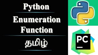 Enumerate Function in Python  Tamil [upl. by Behre615]