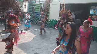 Traditional prehispanic dance today in Tocuila State of Mexico [upl. by Keene]