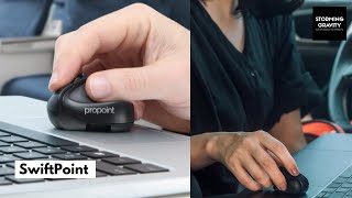 🔴 Swiftpoint ProPoint  3in1 ergonomic mobile mouse and work anywhere toolkit [upl. by Kirad]