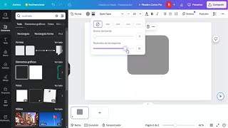 ¿CÓMO REDONDEAR ESQUINAS EN CANVA [upl. by Bradlee]