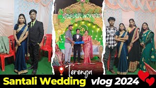 Santali Wedding Party vlog 💍💕 Santali vlog video 2024 😍 Soren vlogs [upl. by Ahseei]