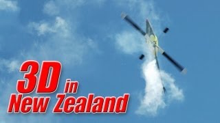 Stunning RC heli 3D tricks incredible backdrop New Zealand [upl. by Atekihs]