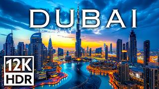 Dubai 12K Video Ultra HD  Dolby Vision HDR  UAE Drone View  2024 [upl. by Derdle]