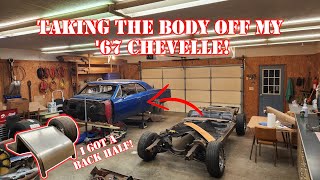 Turning my 67 Chevelle into a REAL racecar Getting ready for the back half kit [upl. by Alya]