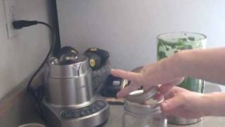 How I make my Green Juice for Beginners  Using a blender and a bag [upl. by Aleunamme]