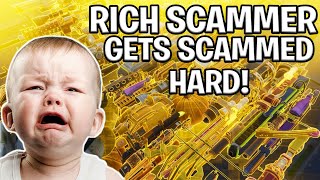 ANGRY Rich Kid Scams Himself Scammer Gets Scammed Fortnite Save The World [upl. by Gianni]