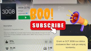 Gram w SCP 3008 oglądajcie do końca lajkujcię i subskrybujcie po więcej🎉 [upl. by Ranson799]