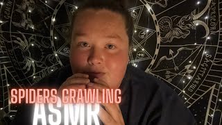 ASMR  SPIDERS CRAWLING UP YOUR BACK TRIGGER WITH SUPER CLOSE WHISPERS [upl. by Igiul]