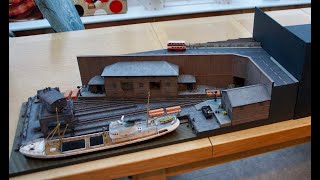 Getting Lyallcombe Quay my N gauge inglenook layout exhibition ready [upl. by Parrisch]