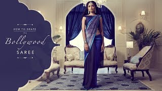 The Mermaid Style Saree Drape  Bollywood Inspired Lookbook [upl. by Yerdua]