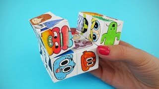 How To Make Paper Magic Cube Transformer  Cartoon Network DIY Infinity Cube [upl. by Brunelle]