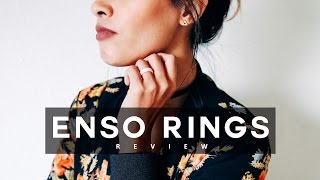 Enso Rings Review  GIVEAWAY Slim  Cute Silicone Rings  Ariel Hamilton [upl. by Towbin]