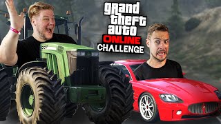 Wer den TRAKTOR nicht ehrt  GTA Challenge Vollgas Autowechsel [upl. by Maurer4]