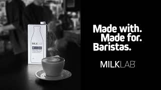 MILKLAB Oat  Made with Made for Baristas [upl. by Edurtreg]