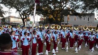 Talladega College Marching Band  Aint No Mountain  2015 Hermes Parade [upl. by Ingraham]