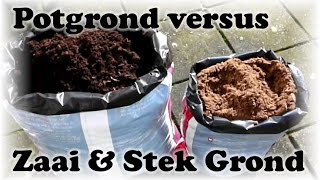 De Moestuin  5 Potgrond Versus Zaai amp Stek Grond [upl. by Nerine]