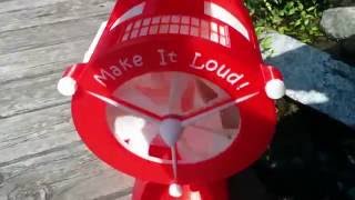 Air Raid Siren  hand crank version 2  Test [upl. by Nannaihr99]