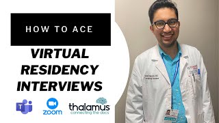 How to ace virtual residency interviews [upl. by Tecil909]