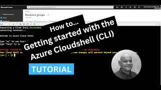 Azure Getting started Azure CloudShell CLI [upl. by Alieka]