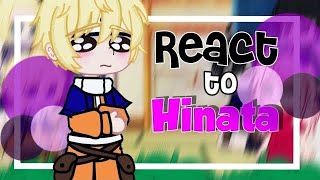 Naruto friends react to Hinata Hyuga •×🇧🇷🇺🇲🇪🇦🇰🇷 [upl. by Gierc291]