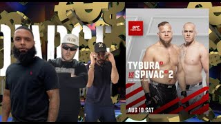 UFC Fight Night Spivac VS Tybura  The Darce Pod Best Bets and Breakdowns ufc mma sportsbetting [upl. by Epul633]