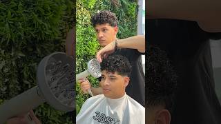 Corte de pelo rizado cortedepelo hairstyle barbero hair haircut [upl. by Winterbottom]