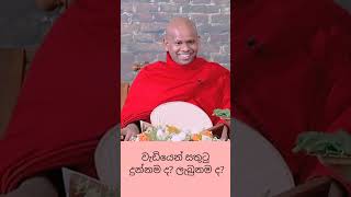 වැඩියෙන් සතුටු දුන්නමද 💫ලැබුනමද💫bana banakatha dharmadeshana welimadasaddhaseelathero [upl. by Imugem]