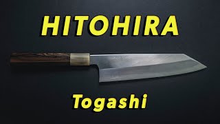 HITOHIRA Togashi 240mm Shirogami 1 Kiritsuke Gyuto  Review and First Impressions [upl. by Winnah466]