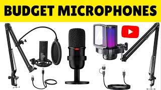 Best Budget Microphones For Youtube Videos [upl. by Welker381]