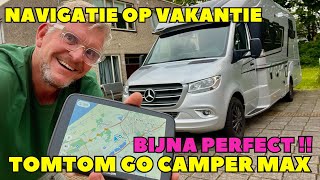 NAVIGEREN MET DE CARAVAN OF CAMPER MET DE TOMTOM CAMPER GO MAX  DWVLOGT 281 [upl. by Idnar]