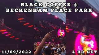 Black Coffee  Beckenham Place Park  4 HOUR SET LIVE IN LONDON [upl. by Heddi819]