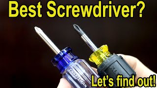 Best Screwdriver Set Craftsman Milwaukee Wera Wiha Klein Tools Felo PB Swiss Tekton [upl. by Eissej]