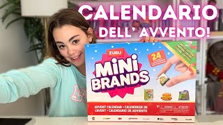 APRIAMO IL CALENDARIO DELL AVVENTO DEI MINI BRANDS il mondo di lara [upl. by Eelac]