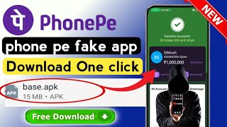 😱Fake Phonepe Apk  Fake Phonepe Apk Download  Fake Phonepe Kaise Download Kare  Fake Phonepe App✅ [upl. by Jan]