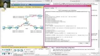 4226 Packet Tracer  Configuring Frame Relay PointtoPoint Subinterfaces [upl. by Naicul998]