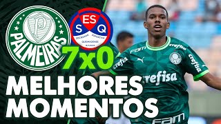 PALMEIRAS 7 X 0 QUEIMADENSE  MELHORES MOMENTOS  COPINHA 2024 [upl. by Grimbly]