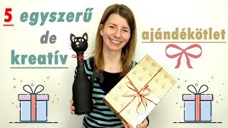 5 kreatív ajándékötlet 🎁  Manó kuckó [upl. by Aicilaanna154]