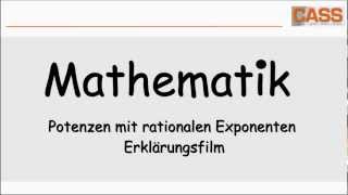 Potenzen mit rationalen Exponenten  Erklärungsfilm [upl. by Kusin597]