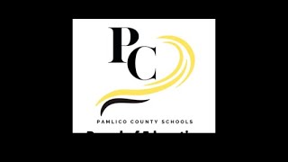 Pamlico County Board of Education Meeting December 2  2024 [upl. by Anaz]