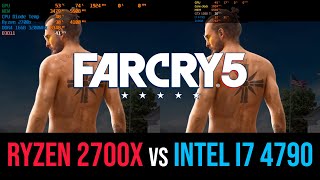 Ryzen 2700x vs i7 4790 Far Cry 5 benchmark GTX 1080 Ti [upl. by Aicxela134]