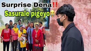 Dashain Ma suprise dena surale pugeyosabai ko reaction yasto aaiyo😭 [upl. by Delainey]