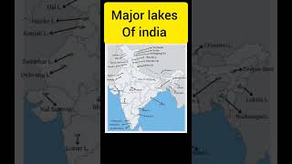 Important lakes of india geography [upl. by Adnuahsor]