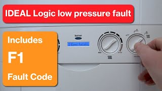 IDEAL Logic low pressure fault  Refill tutorial [upl. by Eelta]