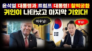 윤석열 대통령과 트럼프 대통령의 찰떡 궁합 사주이고 윤대통령에게 귀인貴人이자 마지막 기회가 찾아 왔다 [upl. by Waugh169]