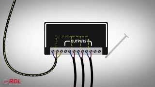 RDL STDA3 Line Level Distribution Amplifier  1x3 [upl. by Heyward841]