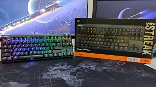 eSport Keyboard Unboxing Fnatic MiniStreak RGB TKL Speed Edition [upl. by Louanna]