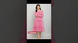 Trending western dress gown dress kurtishaul onlineshopping latest fashiontrends beautiful [upl. by Adeuga190]