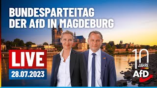 Livestream vom Bundesparteitag 2023 der AfD in Magdeburg [upl. by Halfdan]