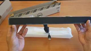 Unboxing of Dell USB Wired Soundbar AC511 and using it with PCLaptop TVMonitor and Smartphone [upl. by Haleelahk]